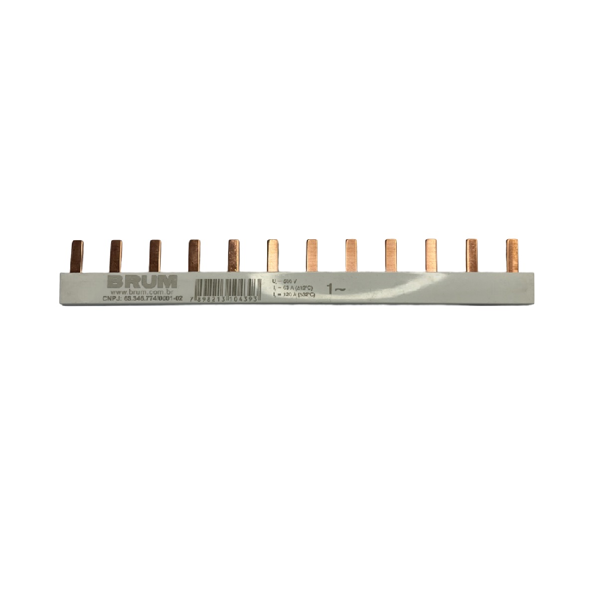 Barramento Pente 1 x 12 Pinos BRM12D Brum