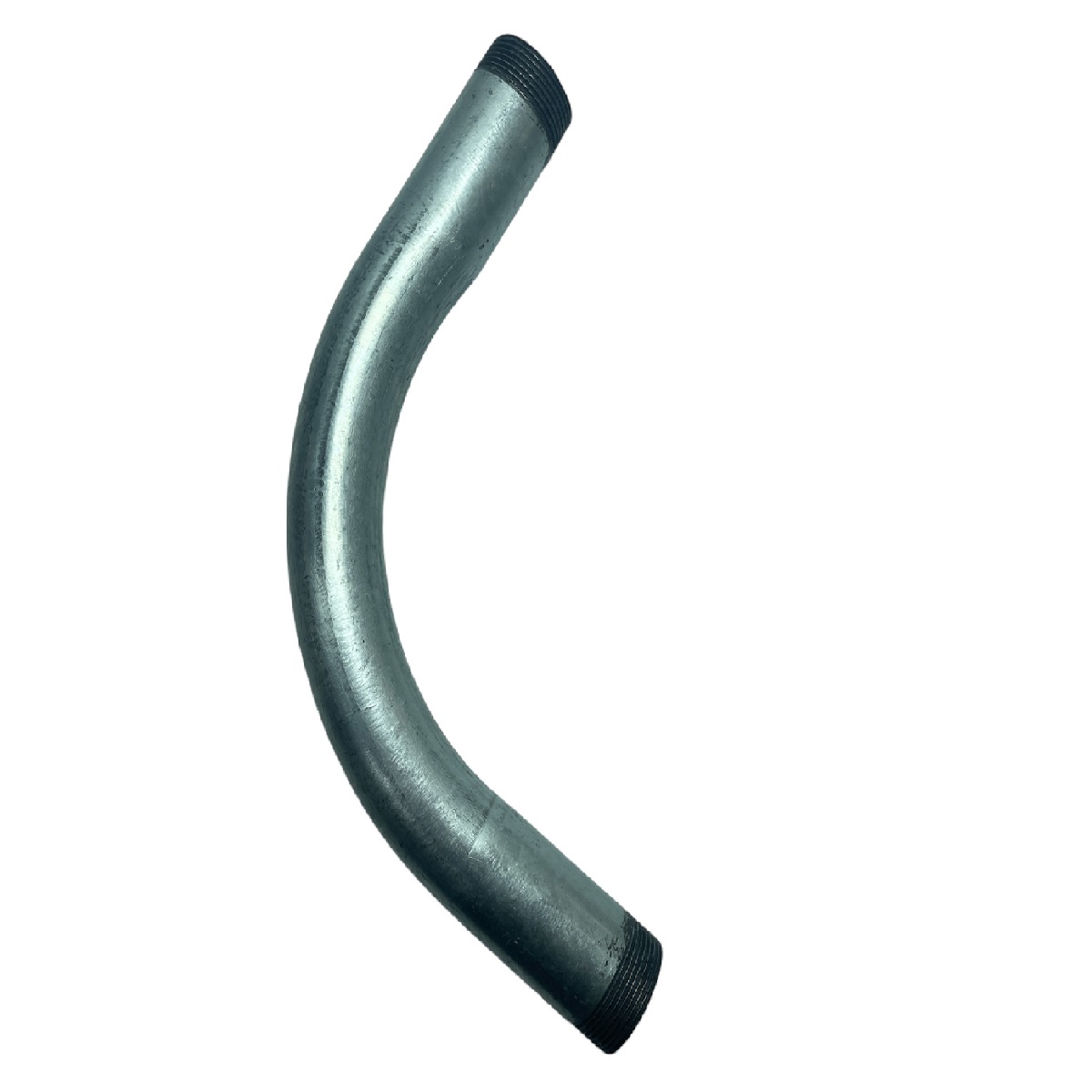 Curva de Aço Galvanizado a Fogo para Eletroduto 1 1/2 pol. x 90° NBR 5598 Elétrica Bichuette