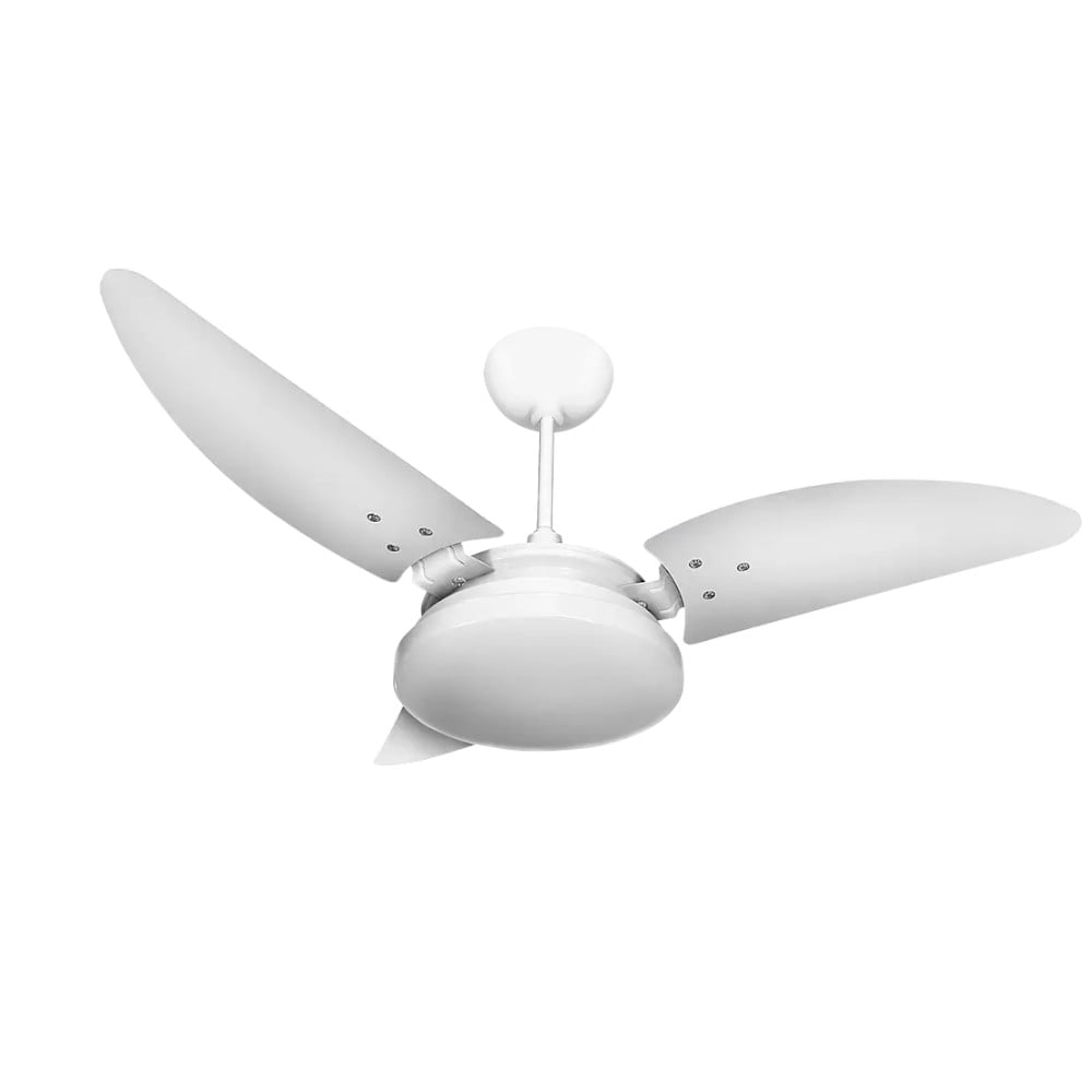 Ventilador de Teto Nina 3 Pás 127 V LED 18 W 6500 K Branco/Branco 1606 Ventex