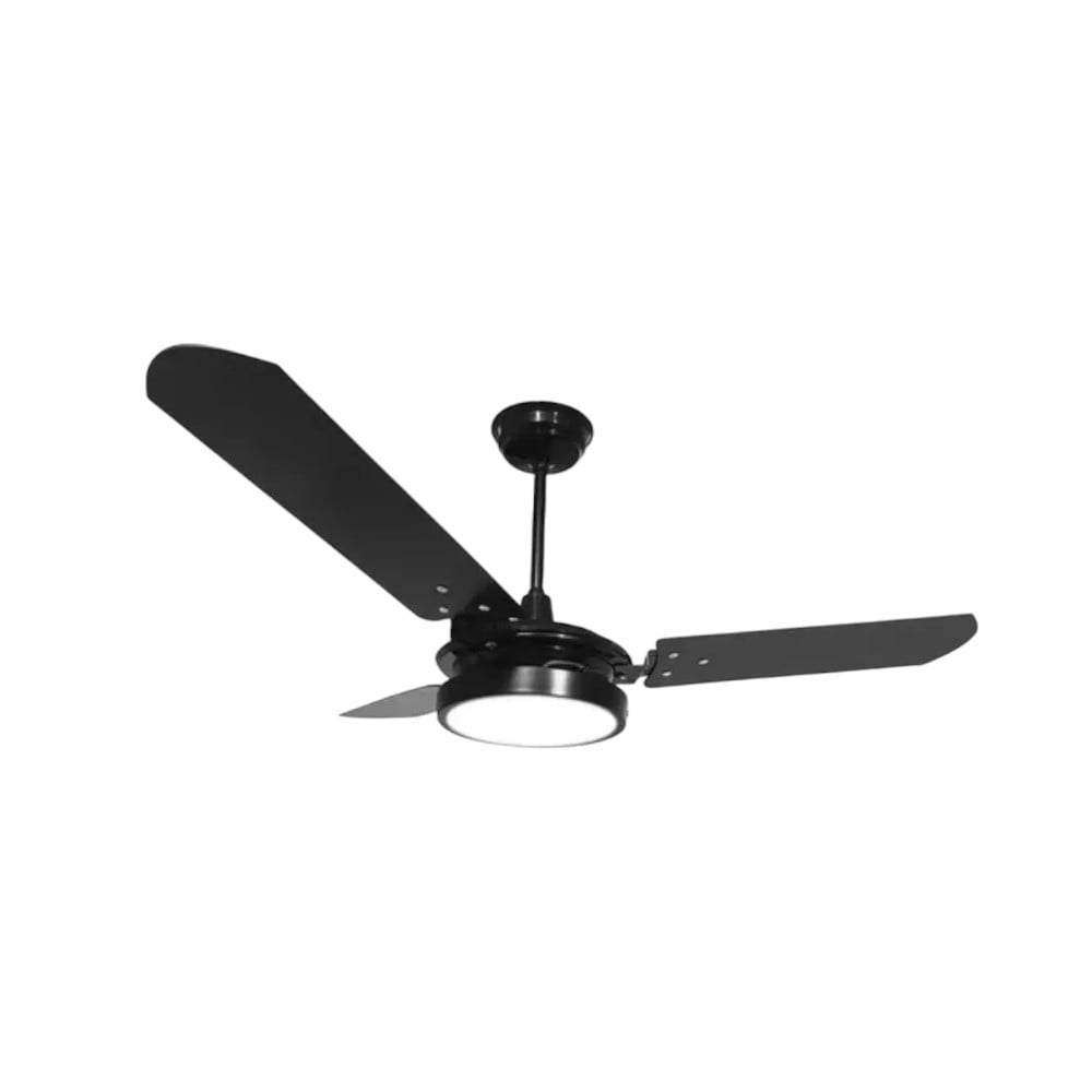 Ventilador de Teto Valen LED 3 Pás 127 V 150 W LED 6500 K Preto/Preto 1,1 m Ventex