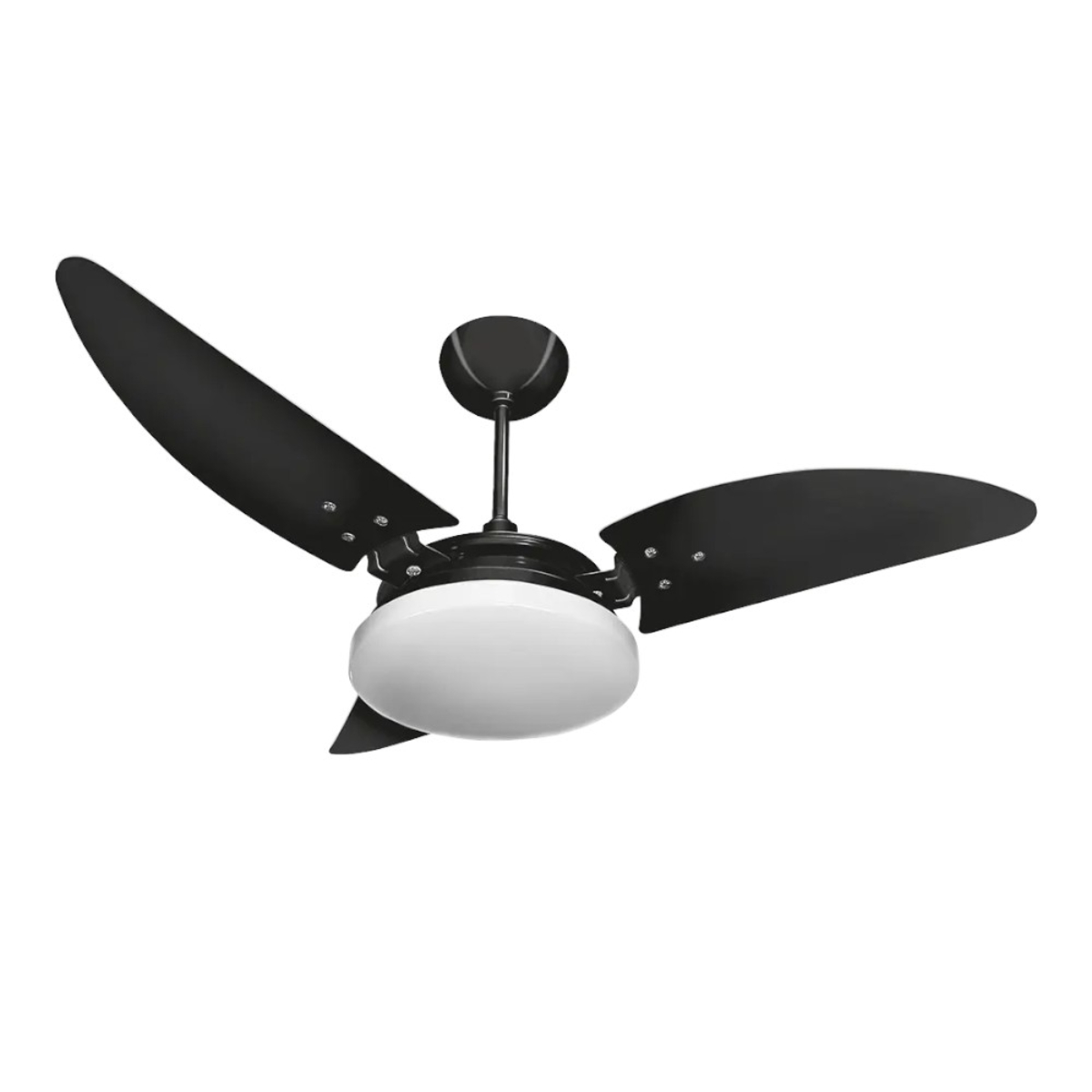Ventilador de Teto Nina 3 Pás 127 V LED 18 W 6500 K Preto/Preto 1604 Ventex