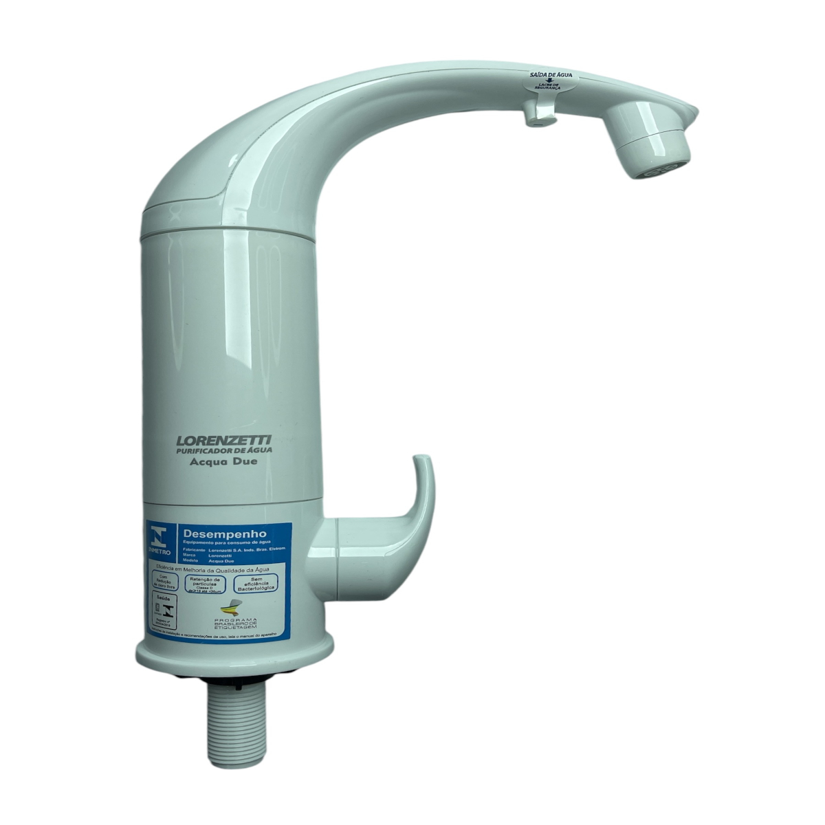 Torneira Filtro Acqua Due Lorenzetti Parede Branco 7411040