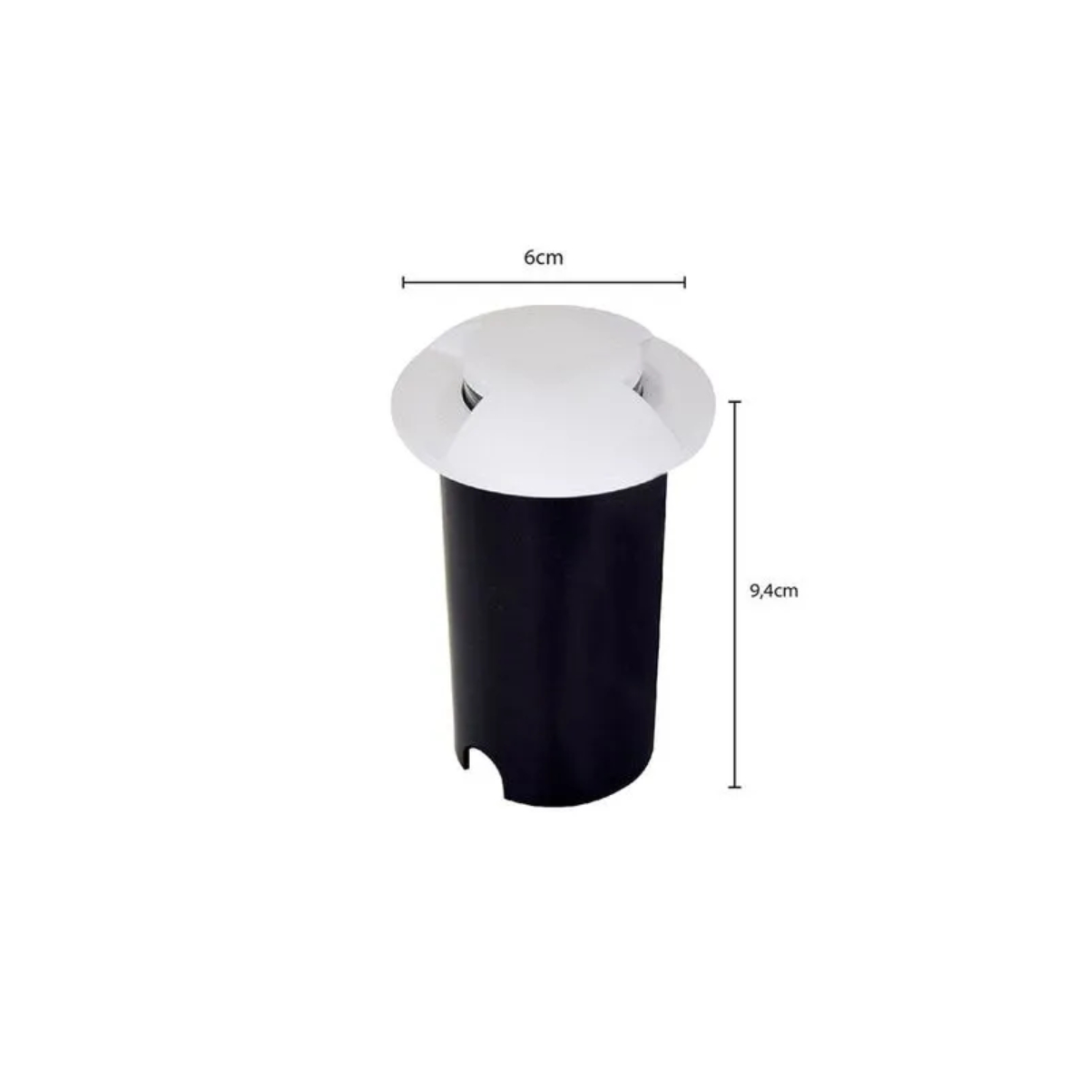 Spot LED Baliza 1,5 W Branco 3000 K 4 Fachos Led94.10 Foxlux