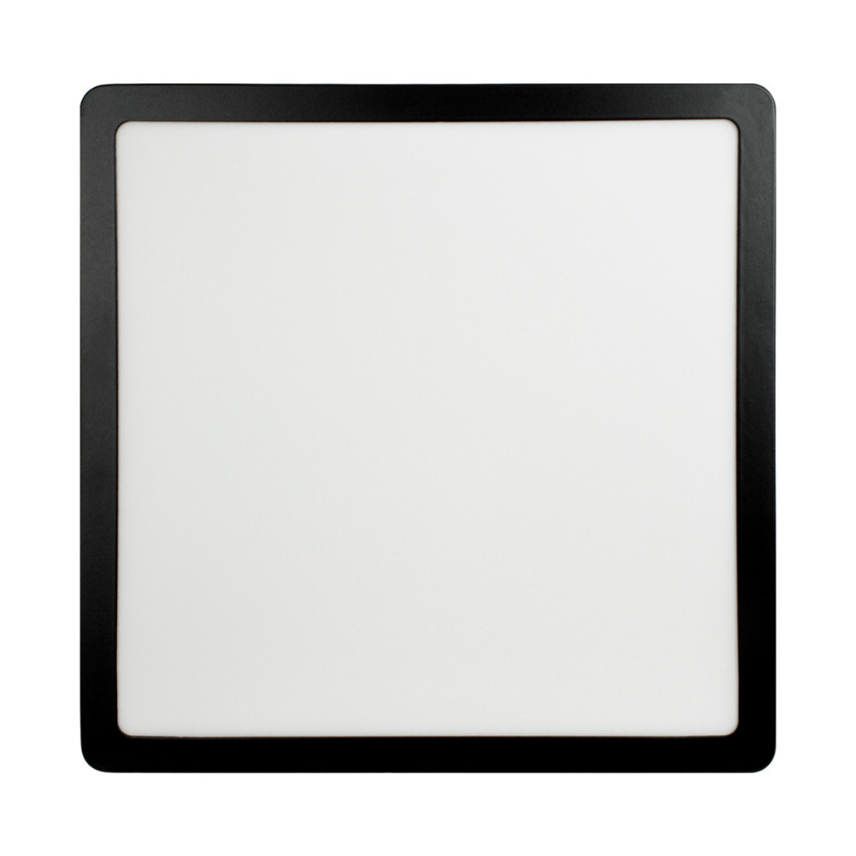 Painel Quadrado Sobrepor 24 W LED 6500 K Bivolt Preto Led90.251 Foxlux