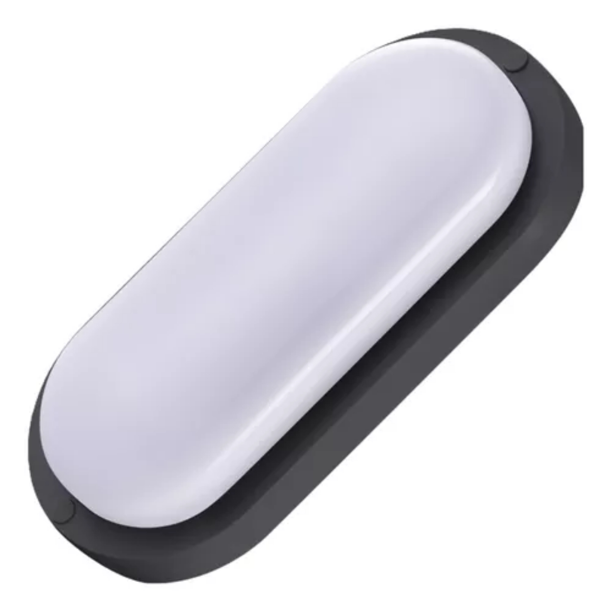 Luminária LED Arandela Tartaruga 12 W 3000 K Preto Led93.12 Foxlux