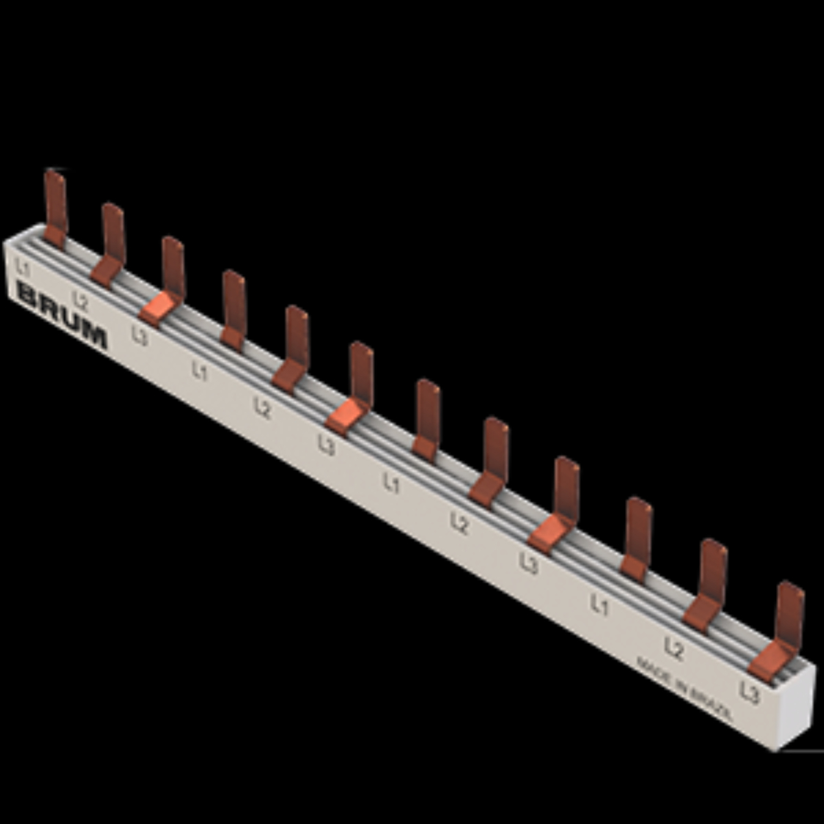 Barramento Pente 3 x 54 Pinos BRT54D Brum