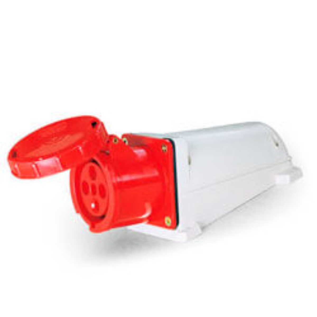 Tomada Industrial 3P+T 63 A 380 V Vermelho 40021 Lukma