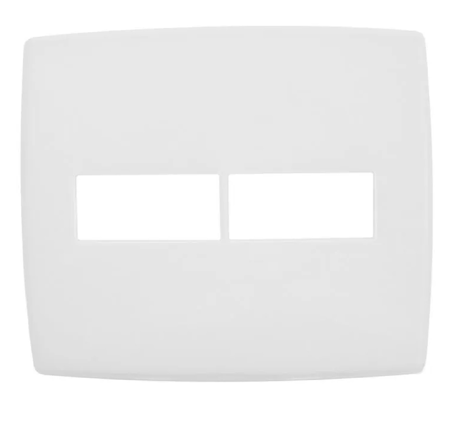 Placa 4 x 4 1+1 Módulo Branco Pialplus 618511 Pial Legrand