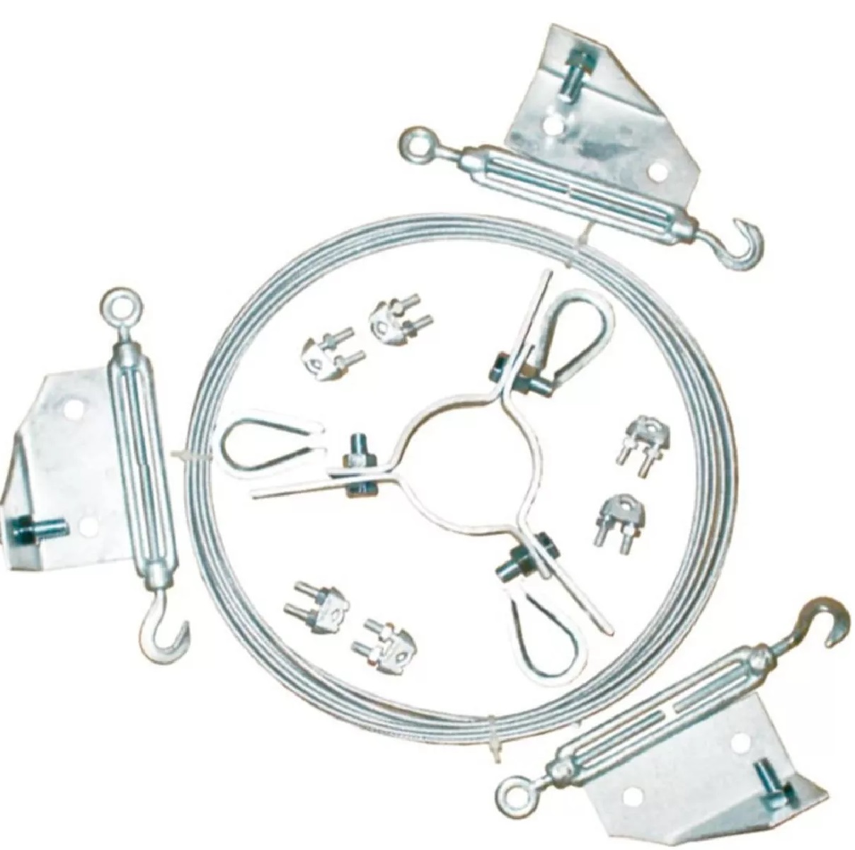 Conjunto de Contraventamento com Cabo para Mastro 2 pol. Gelcam