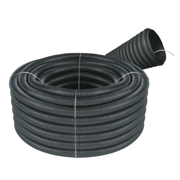 Duto Corrugado PEAD Kanaduto SW DN25 3/4 x 50 m Cinza Kanaflex