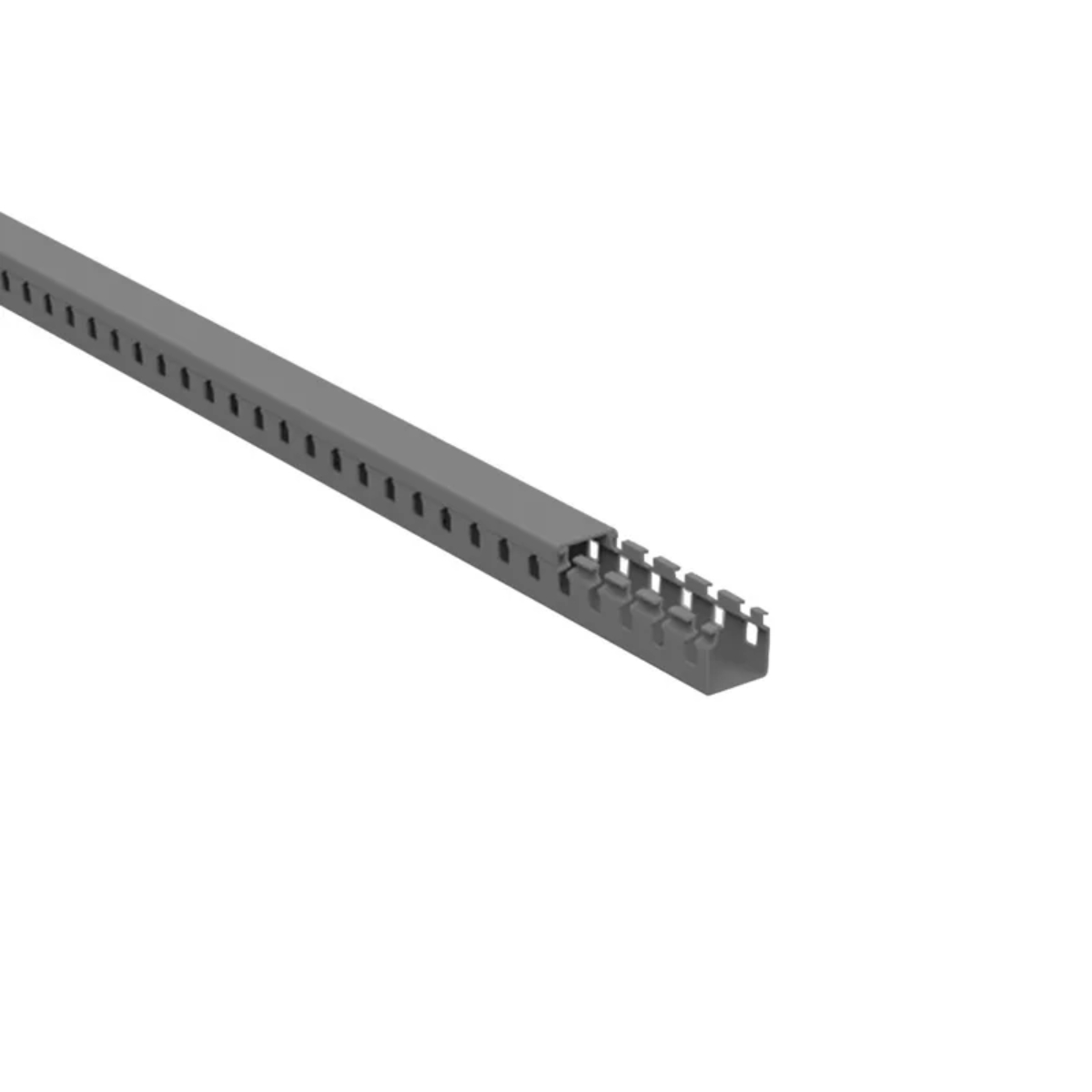 Canaleta Aberta 20 x 20 mm x 2 m Cinza 5620CZ Perlex