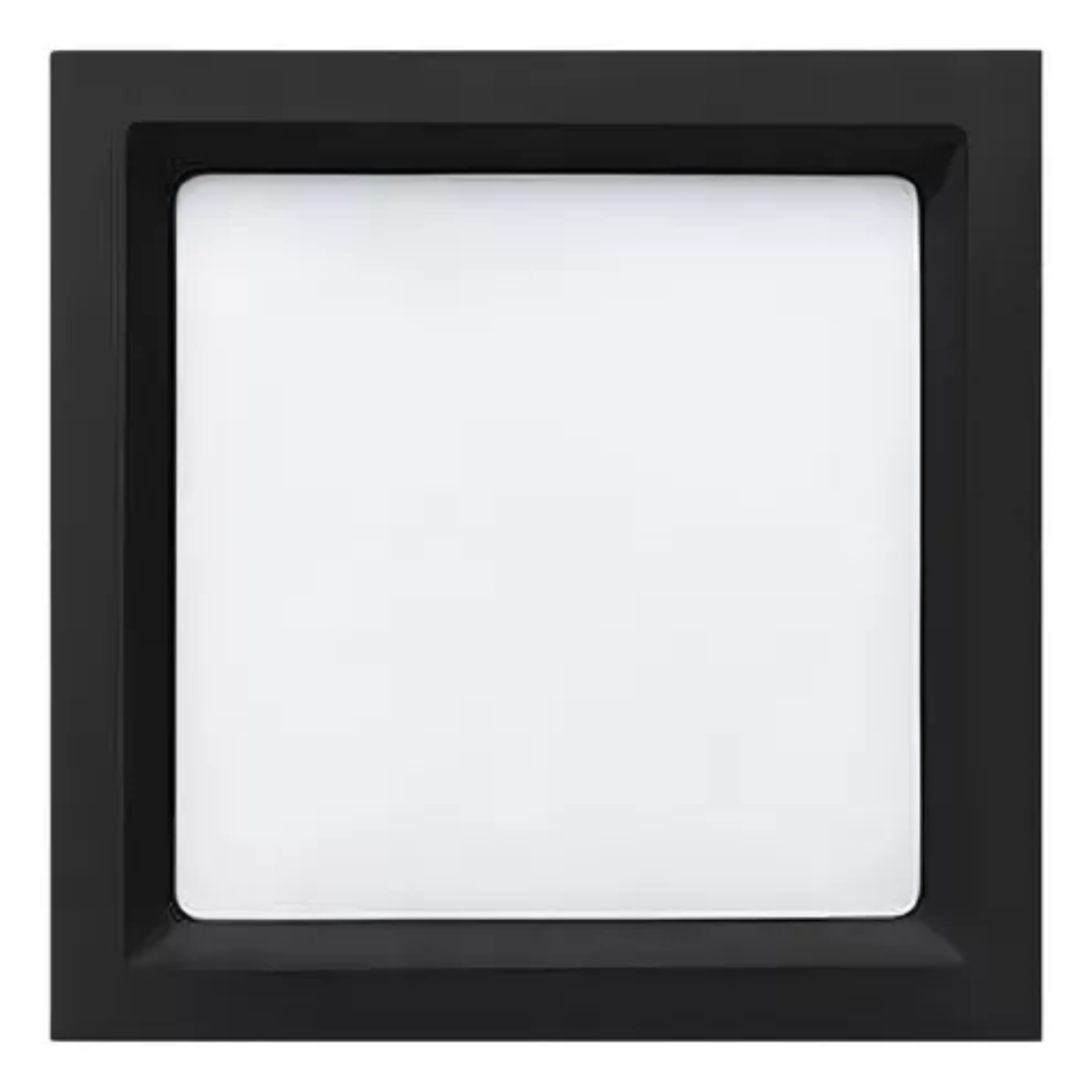 Painel Quadrado Embutir 24 W LED Bivolt 6500 K Preto Led90.215 Foxlux