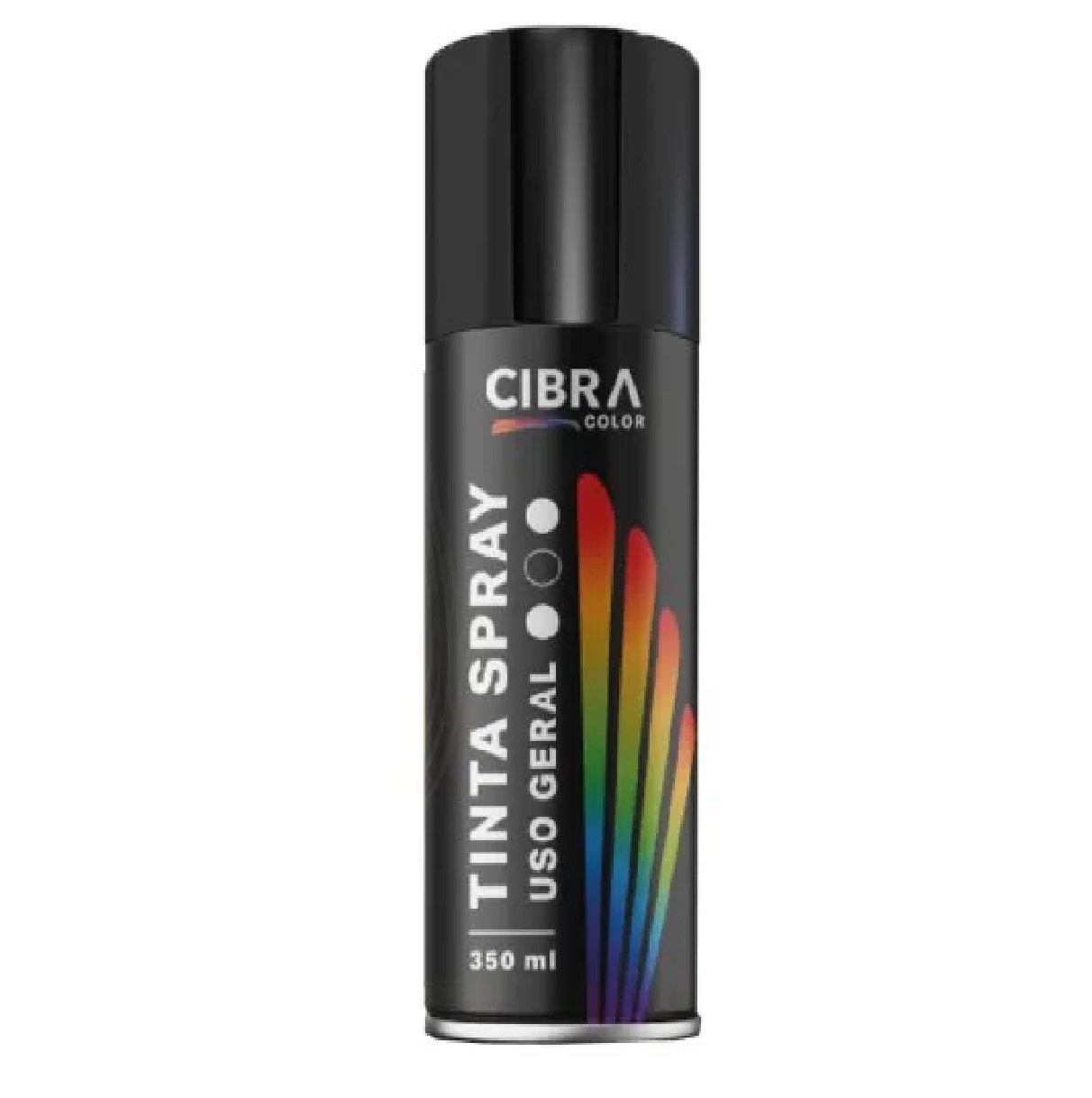 Tinta Spray Alta Temperatura 350 ml Preto 150099 Cibra