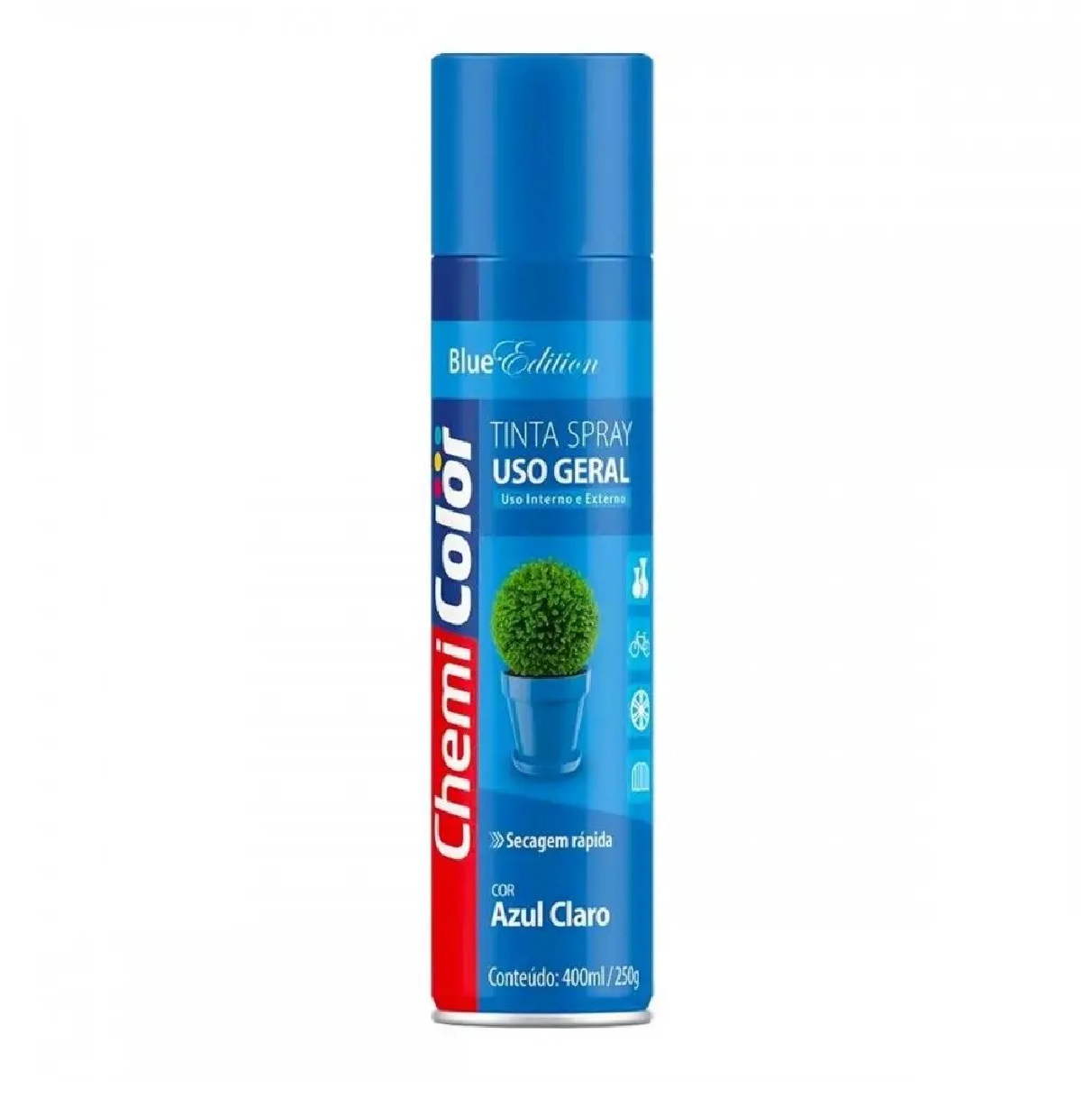 Spray Tinta Azul Claro 400 Ml Chemicolor
