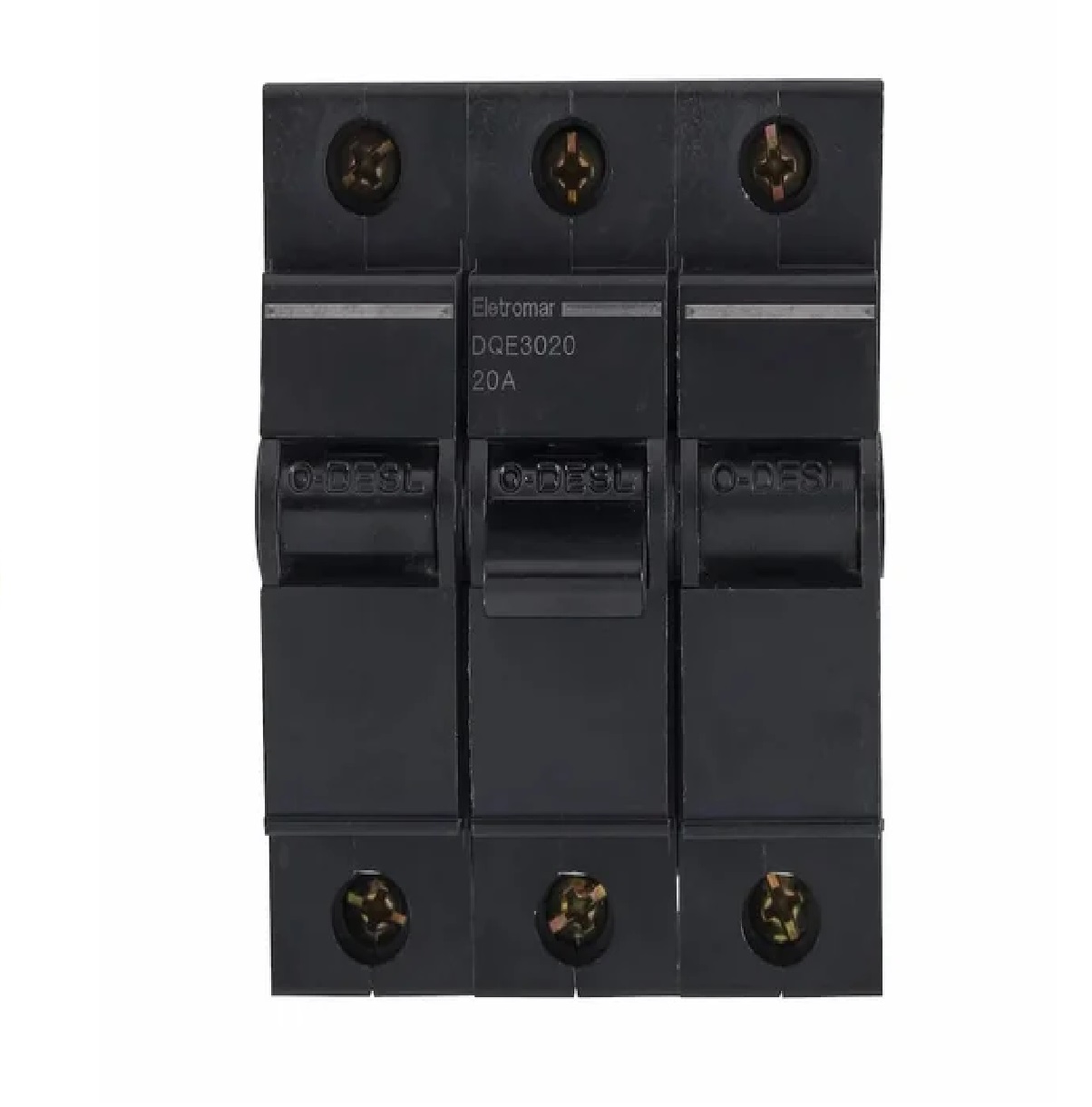 Disjuntor Tripolar 20amp Nema Preto Eletromar