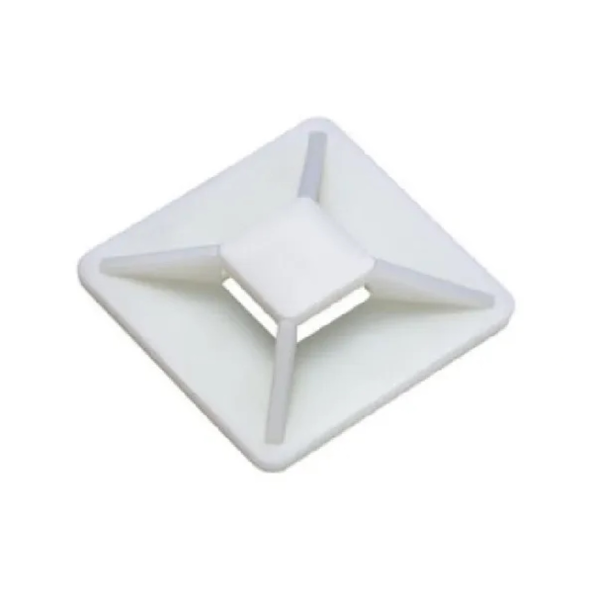 Suporte Fixador Autoadesivo 30 x 30 mm Transparente 29010 Lukma