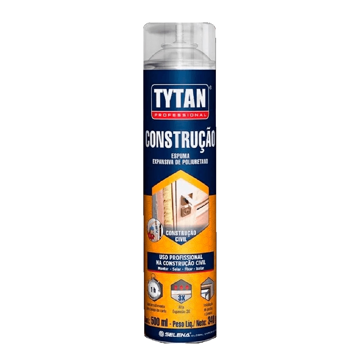 Espuma Expansiva de Poliuretano 500 ml 340 g Tytan