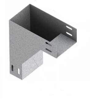 Curva de Inversão 90° para Eletrocalha 100 x 100 mm Piralux