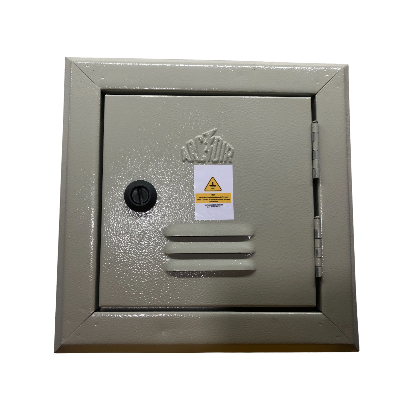 Caixa de Equalização de Sobrepor 20 x 20 cm com Barramento e 9 Terminais Gelcam