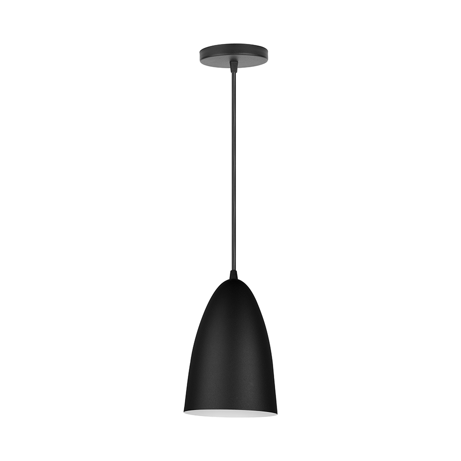 Pendente Alumínio Detroit Preto Pd131-preto Kin Light