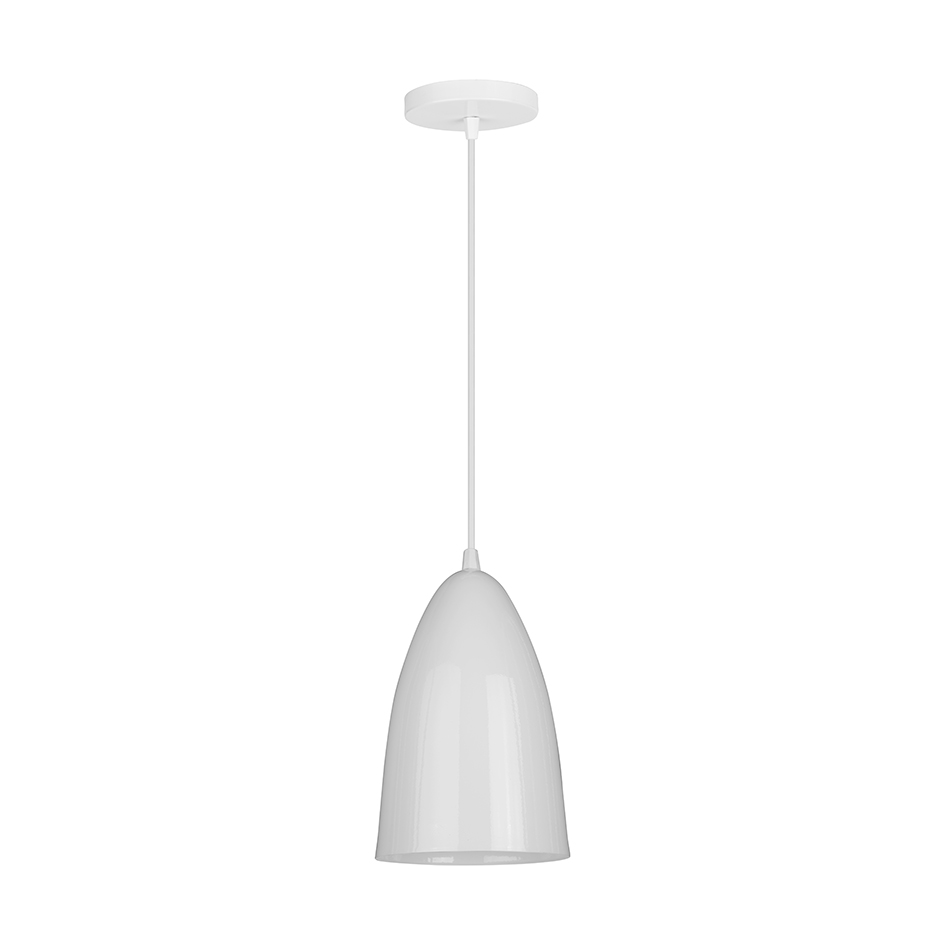 Pendente Alumínio Detroit Branco Pd131-bc Kin Light