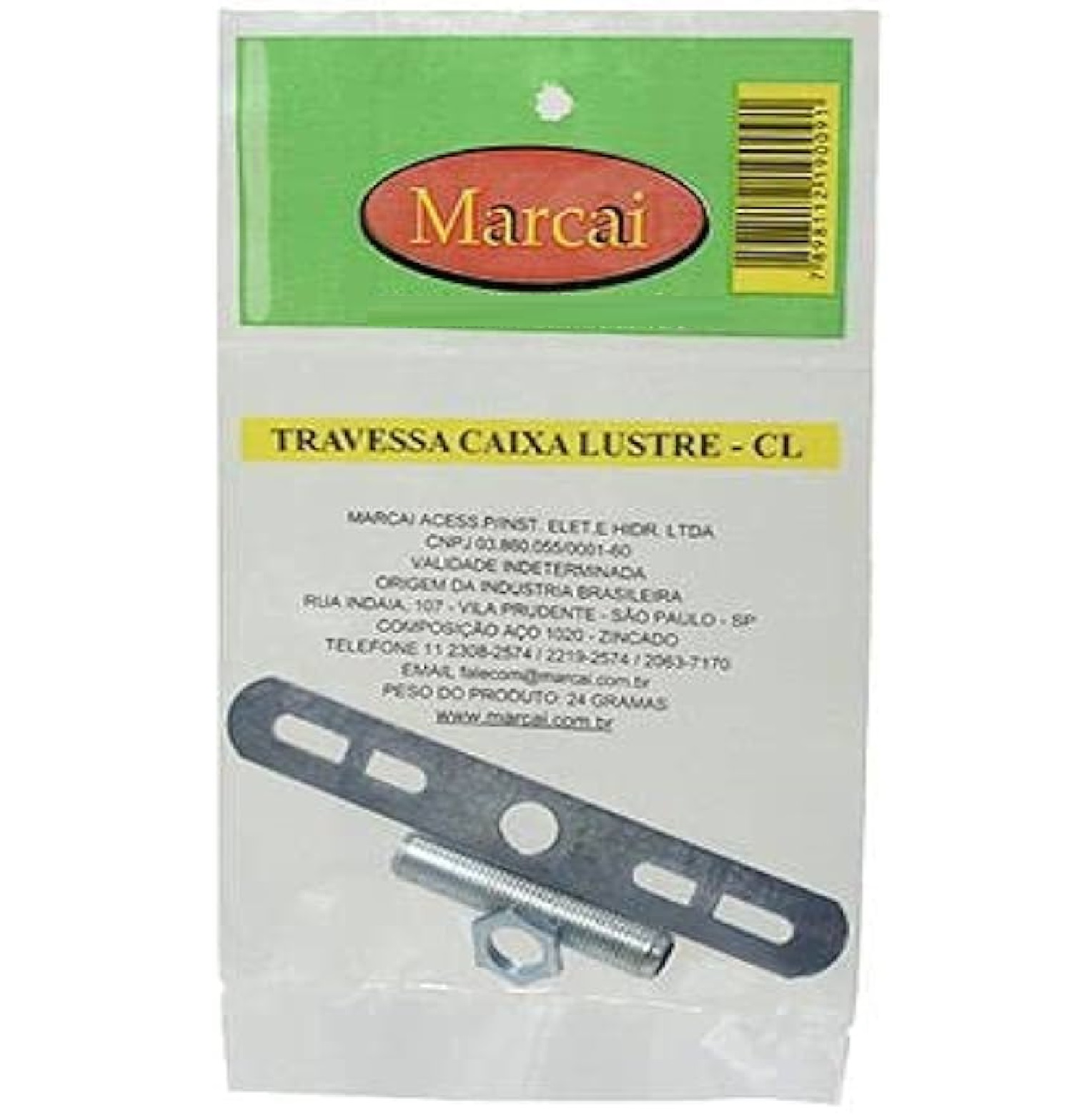 Travessa Completa Para Lustre Niple E Porcas Marcaí