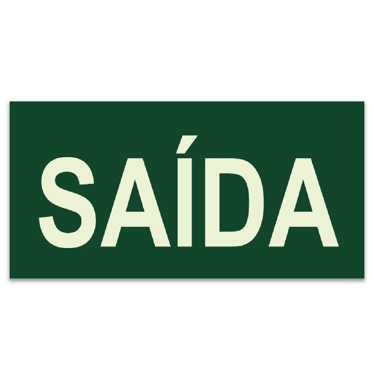 Adesivo de Sinalização “Saída” 16 x 12 cm AD10 Marcai