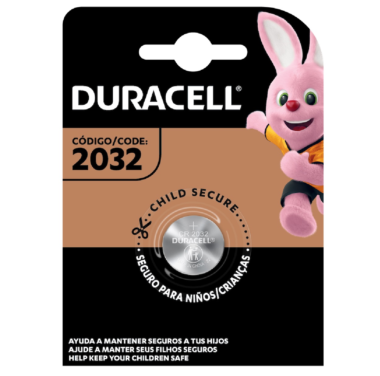 Pilha Moeda de Lítio CR2032 Duracell