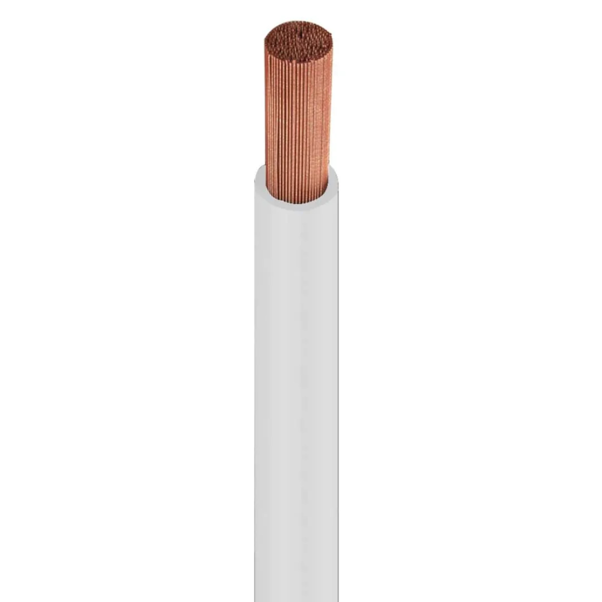 Cabo Flexível 4,00 mm² Branco por metro Cobrecom