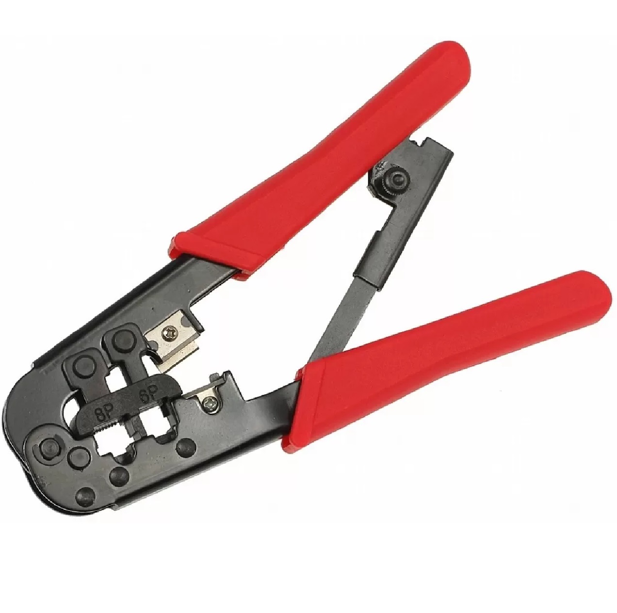 Alicate de Crimpar HT-568R com Catraca para RJ11, RJ12 e RJ45 Interneed