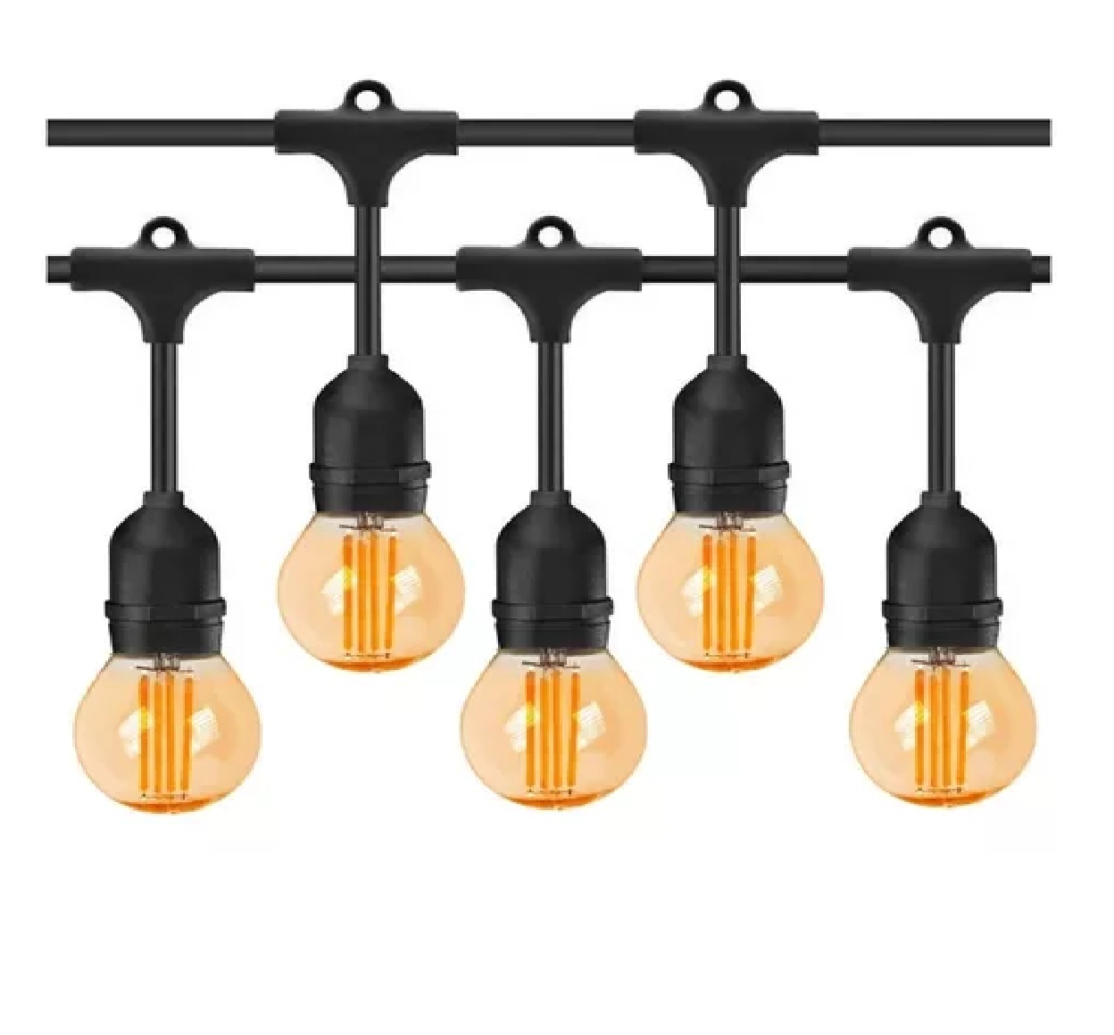 Varal de Luz IP65 10 m com 20 Soquetes E27 3732 Galaxy