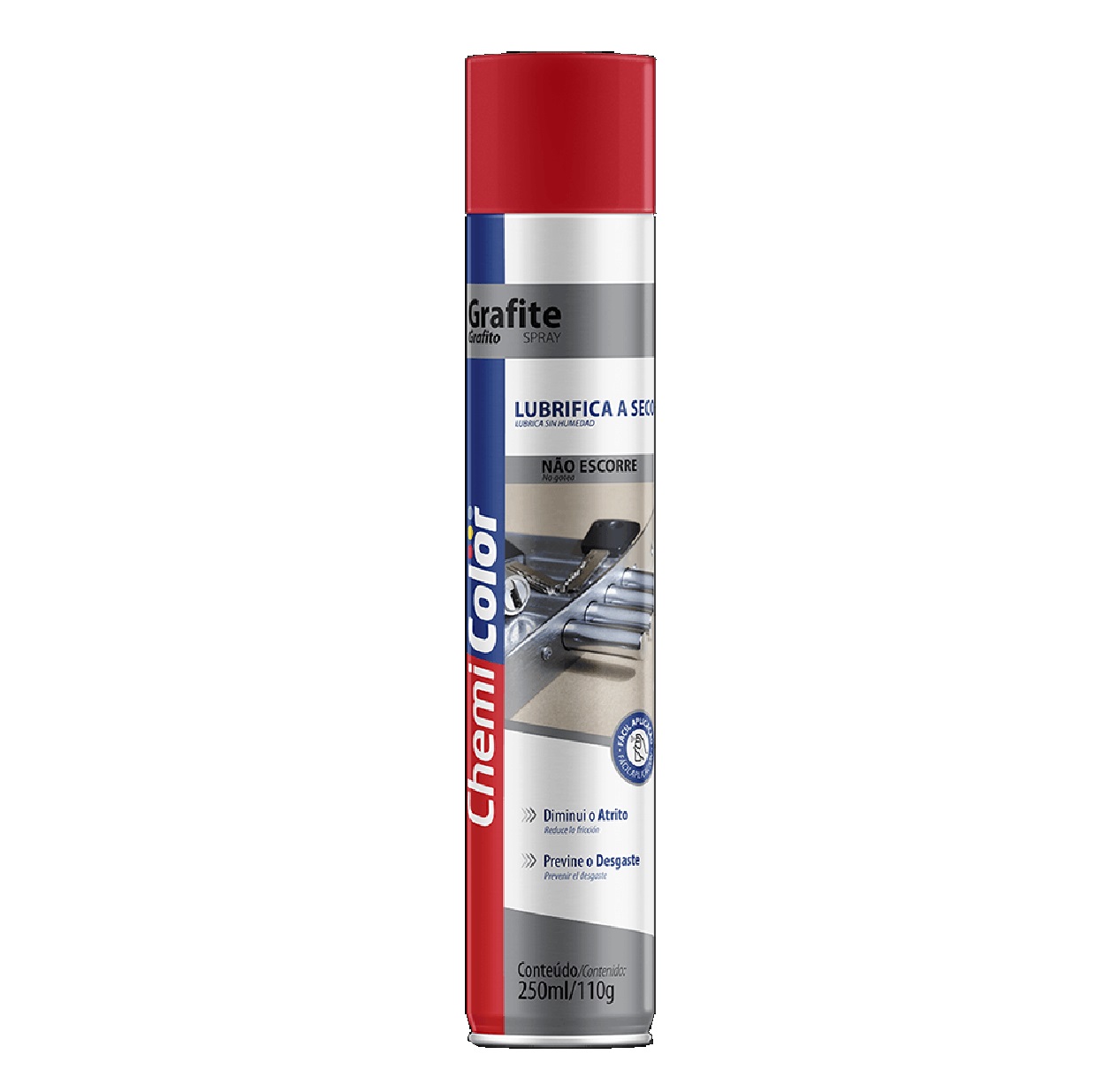 Grafite em Spray 250 ml Chemicolor