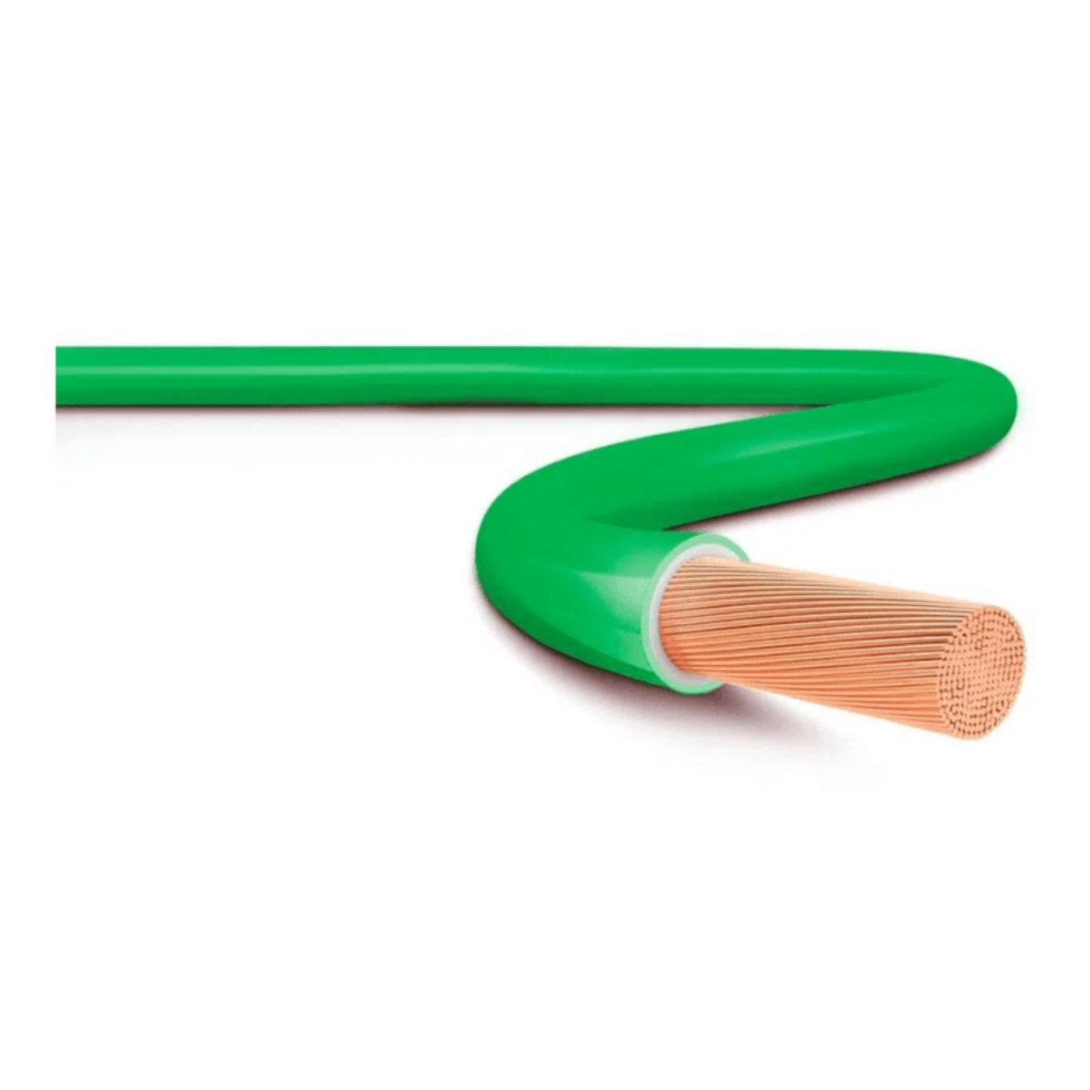 Cabo Flexível 6,00 mm² Verde m Corfio