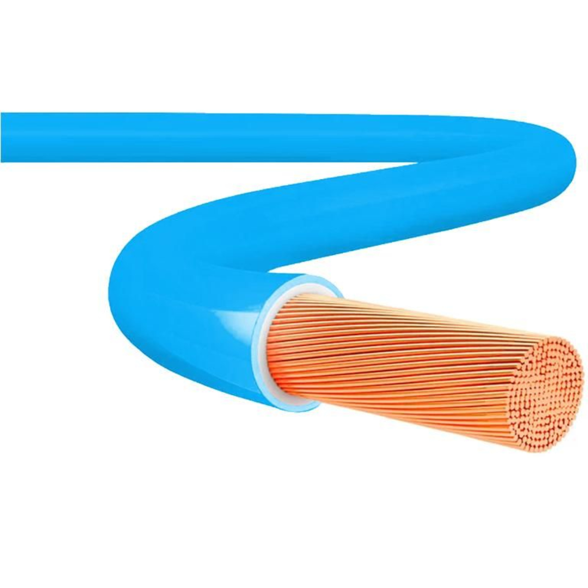 CABO FLEXIVEL 1,00MM2 AZUL MT BRASCOPPER