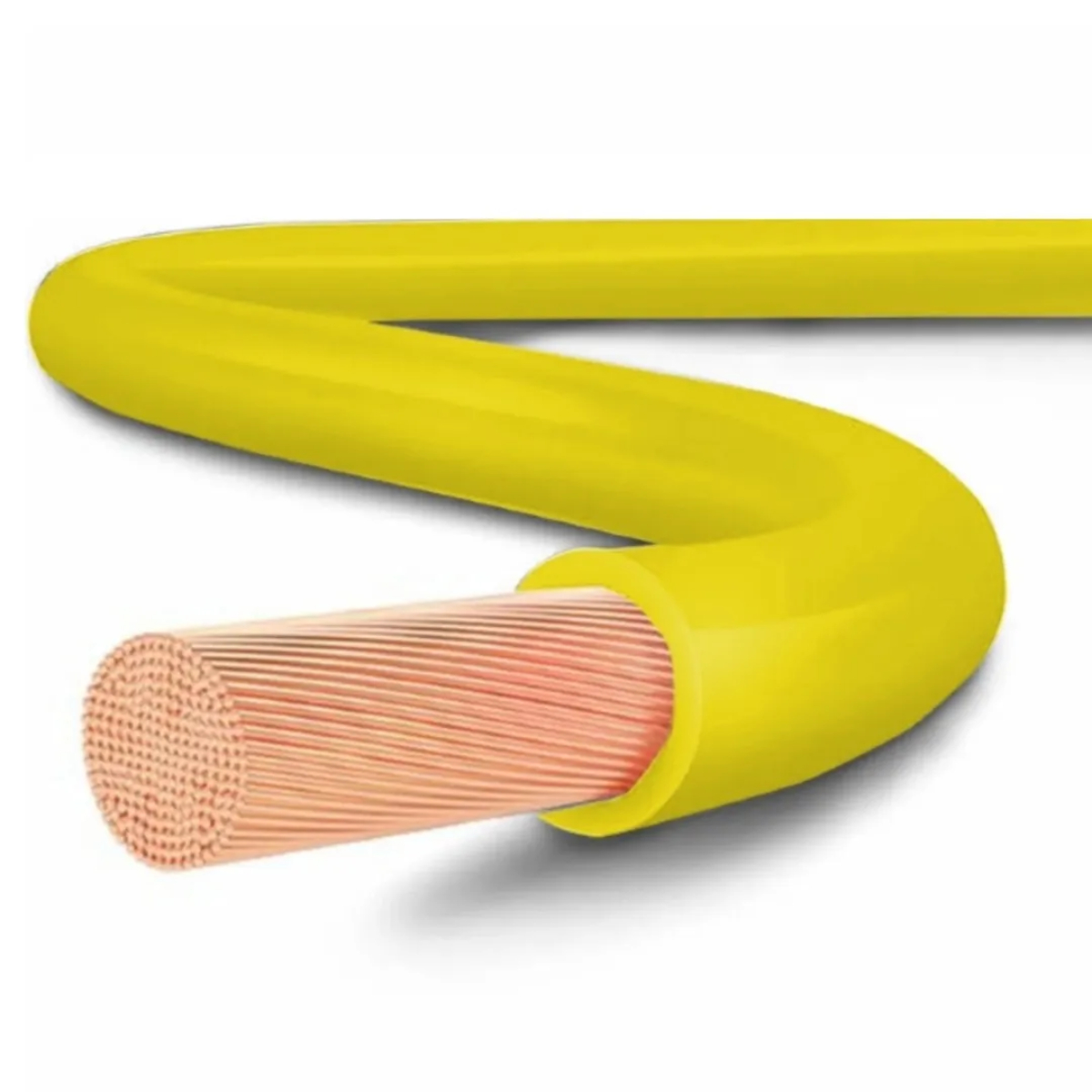 Cabo Flexível 4 mm² 450/750 V Amarelo Brascopper por Metro