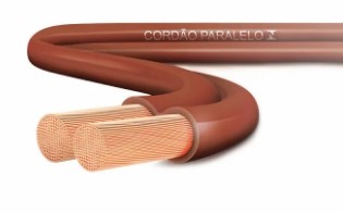 Cordão Paralelo 2 x 4 mm² 300 V Marrom Cabomix por Metro