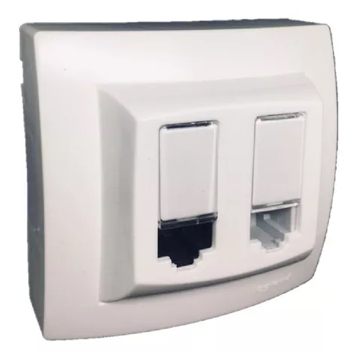 Conjunto Tomada RJ45 Cat5e + RJ11 Sistema X 675048 Pial Legrand