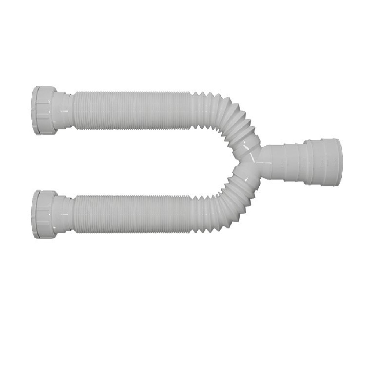 Sifão Tubo Extensivo Duplo Universal Preto 1 1/2, 1 1/4 e 7/8 pol. 030205 Blukit