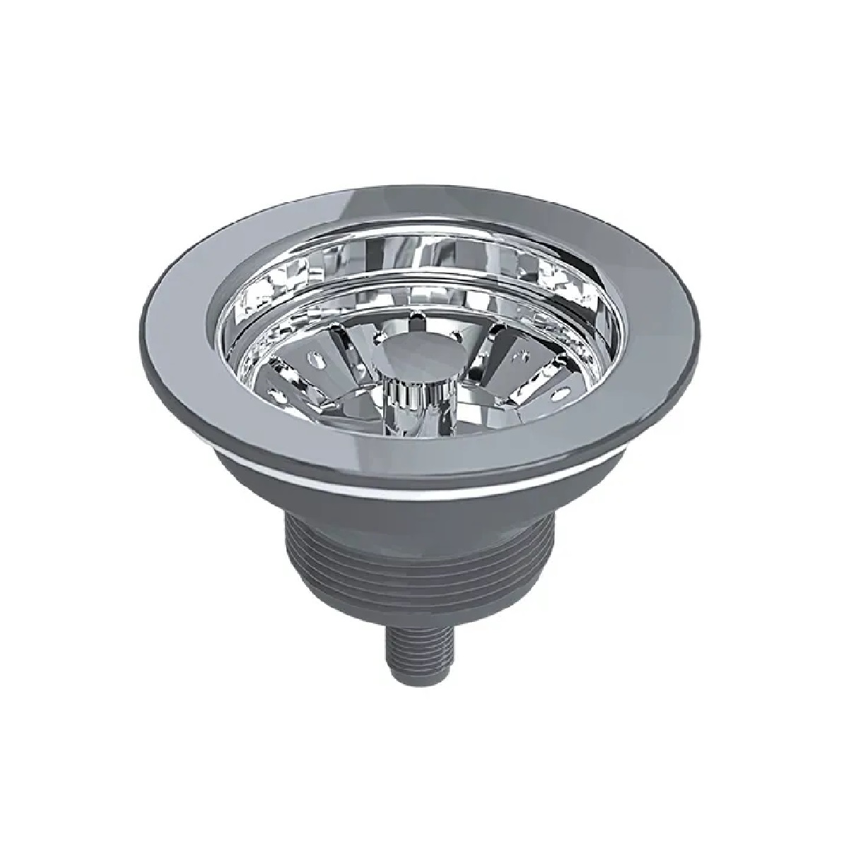 Válvula de Escoamento para Pia Americana 3 1/2 x 1 1/2 pol. 101644 Blukit