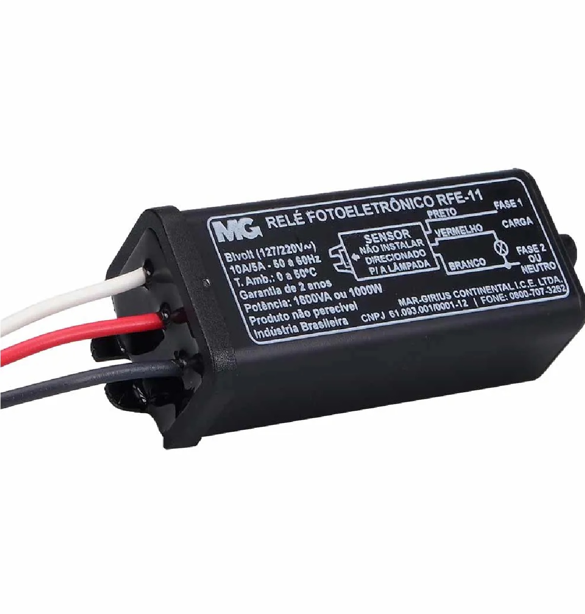 Relé Fotoeletrônico 1000 W Bivolt RFE-11 Margirius