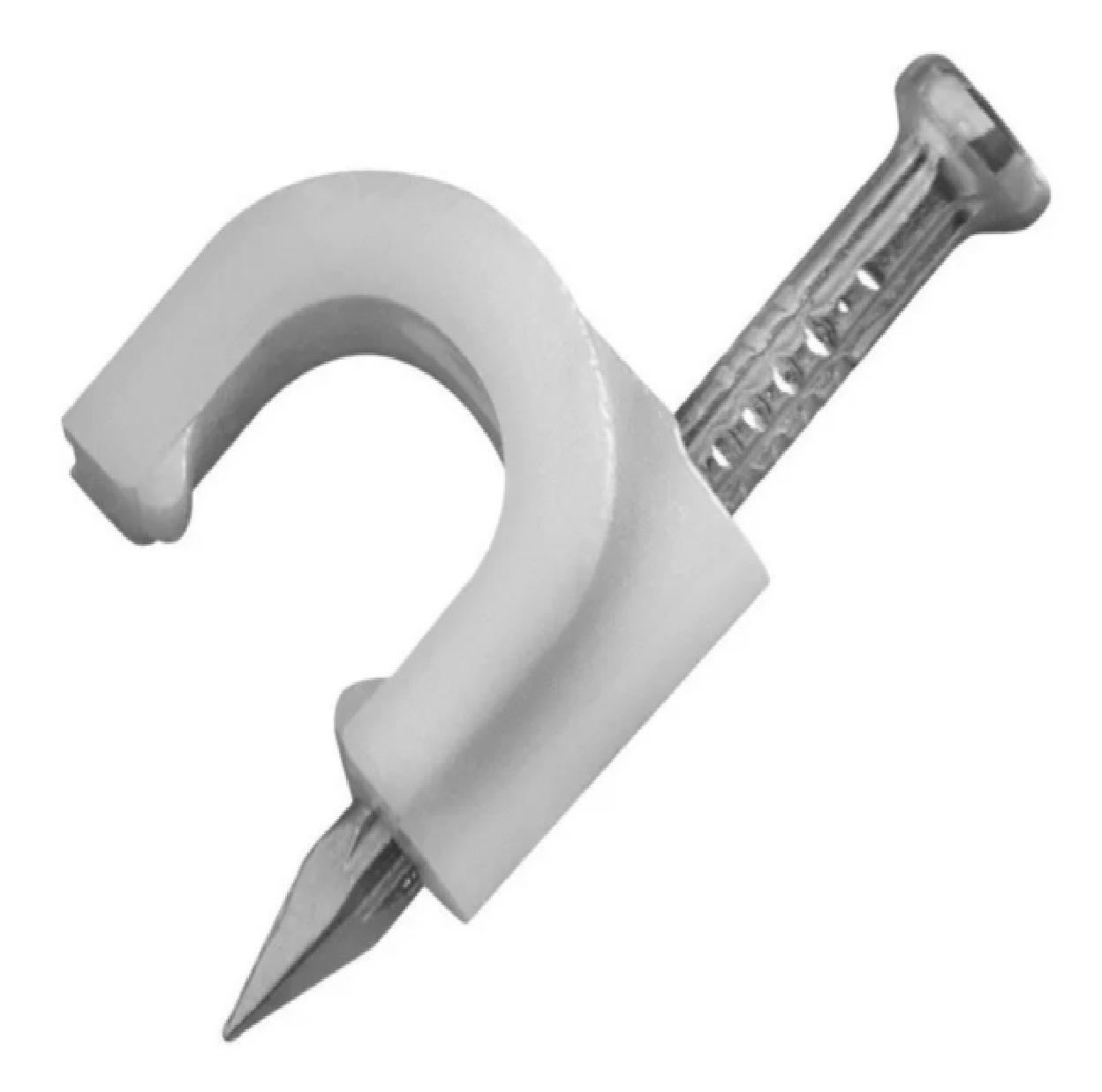 Grampo Fixa Fio 10/12 2,50/4,00 mm C/prego Ref200 Sforplast