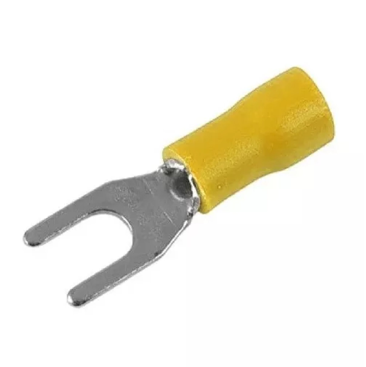 CONECTOR TERMINAL FORQUILHA GARFO PRE ISOLADO 4/6MM AMARELO