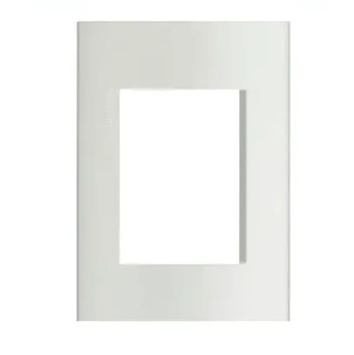 Placa 4 x 2 para 3 Módulos Light Living Bianco Pial Legrand