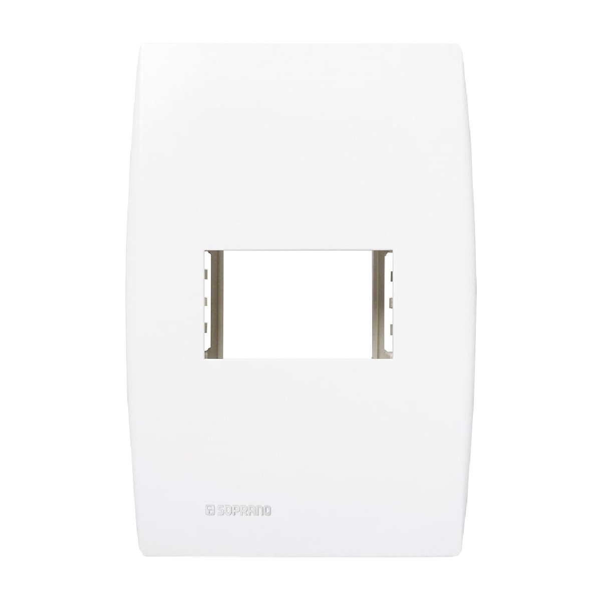 Placa 4 x 2 pol. para 1 Módulo Branca Linha Ilus Siemens