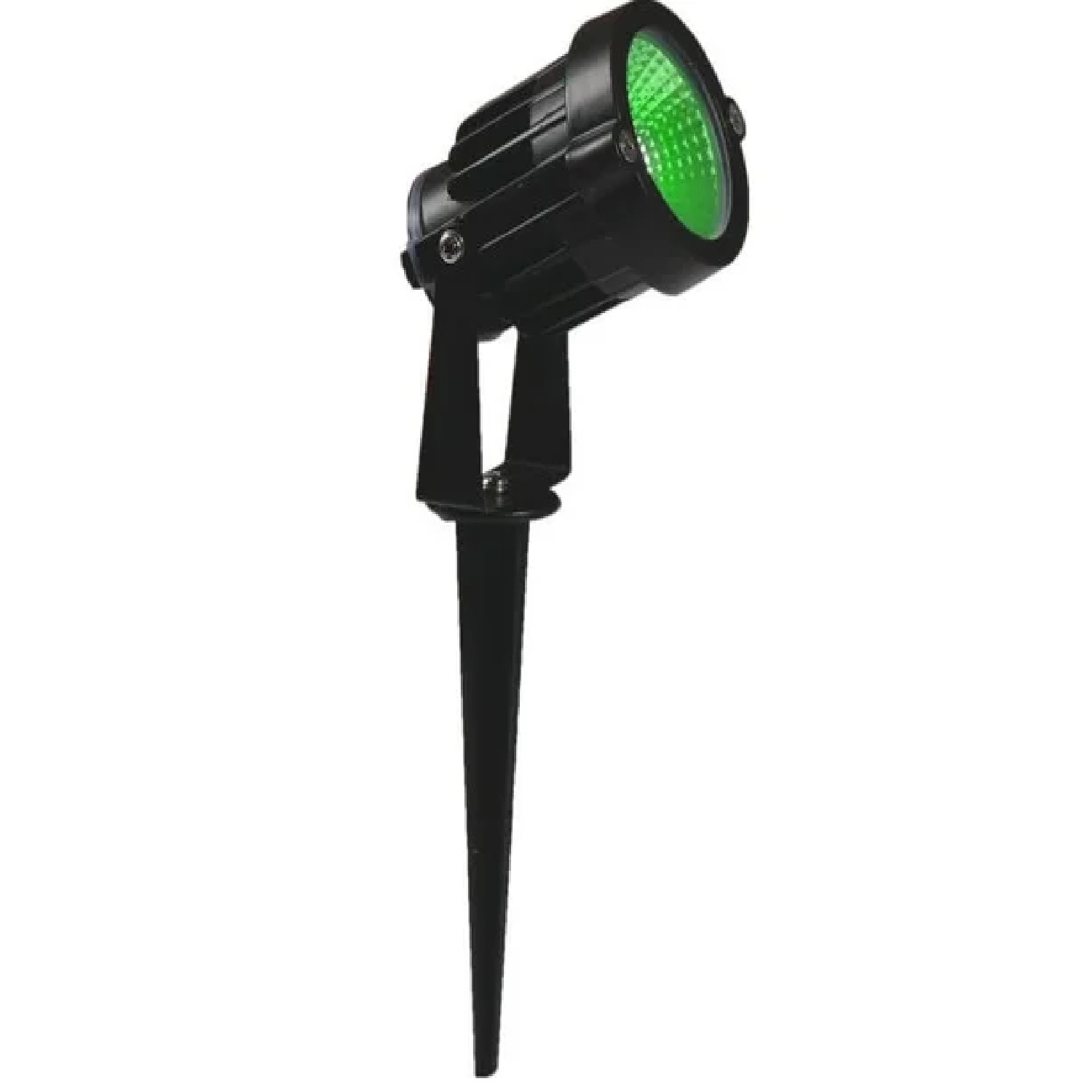 Luminária Spot Espeto Jardim LED Verde 5w Prova Dagua Embuled