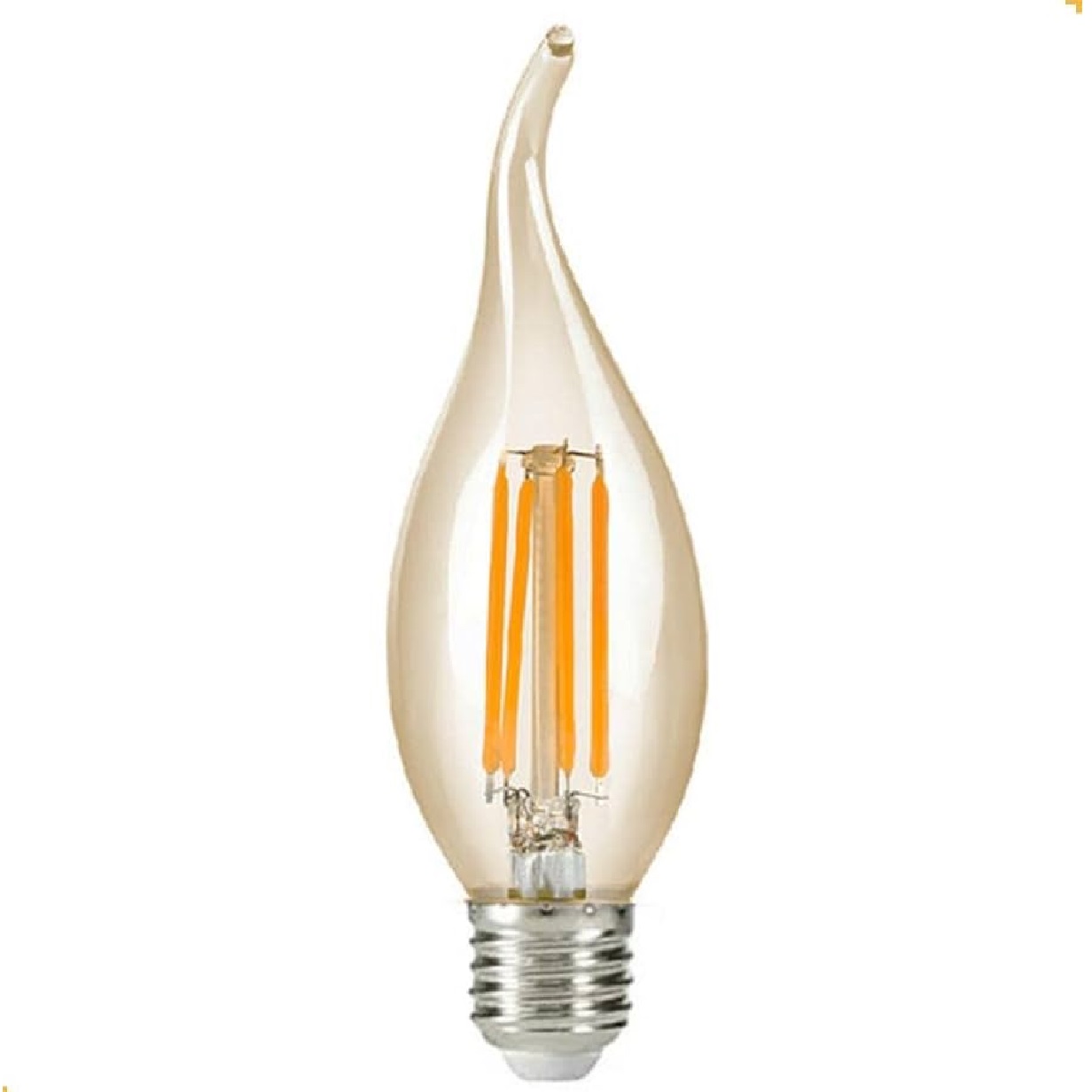 Lâmpada Filamento LED Vela Chama 4 W E27 2200 K Bivolt 60483 EmbuLED