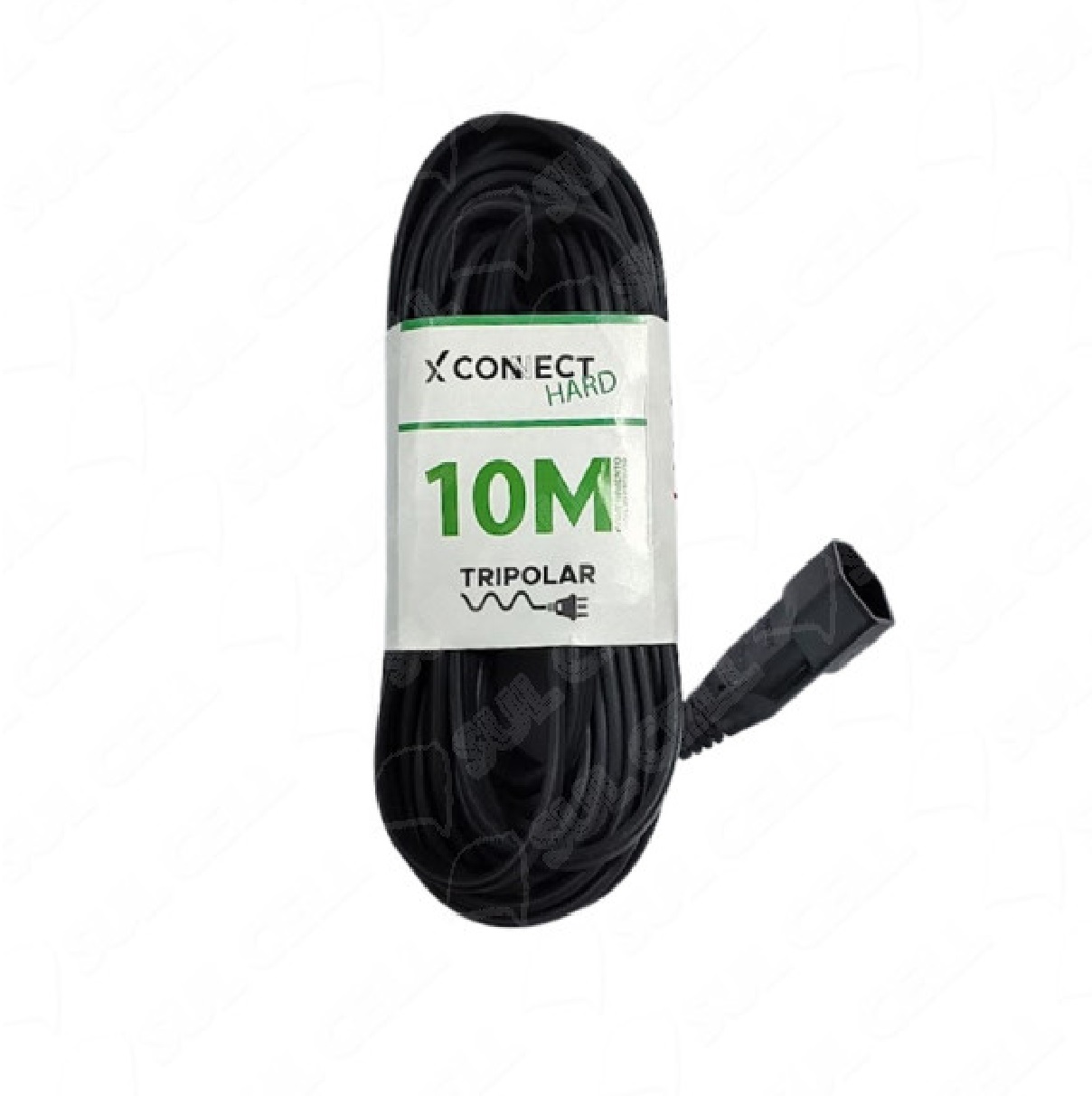 Extensão 10 M Tripolar 20a Connect Hard Preto Cabide 27300110111 Fiolux