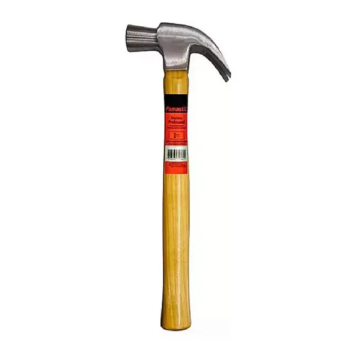 Martelo de Unha 29 mm Tamboreado com Cabo de Madeira F30.34 Famastil