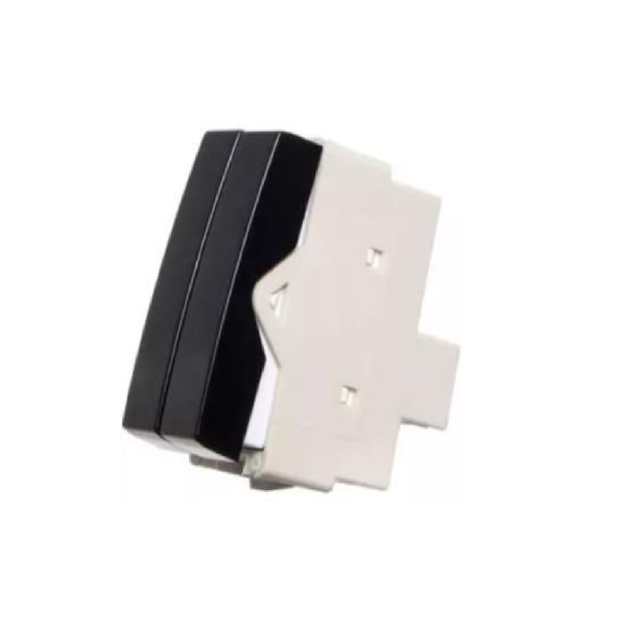 Interruptor Duplo Simples 10 A Margirius Ebony Sleek PA17839