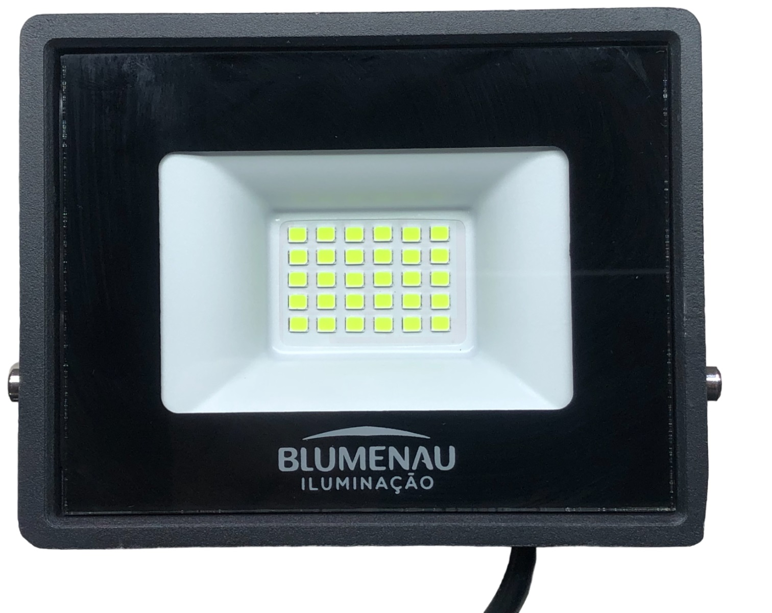 Projetor LED Alumínio 30 W 3.000 K Amarelo Bivolt Blumenau Iluminação